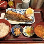 炭火焼食堂 こがね屋 - とろさば旨塩焼き定食