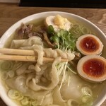 薄野軍鶏そば 嶋や - 自家製手揉み麺