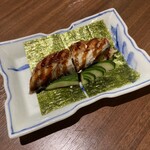 食堂 osushi - うなきゅう巻き308円