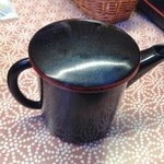 明治亭 - 小さい蕎麦湯入れ