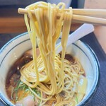 鈴鳴食堂 三番館 - 少し柔らかめのストレート細麺！