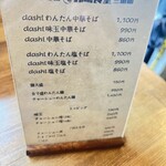 鈴鳴食堂 三番館 - メニューです。