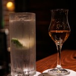 BAR五 - ジントニック、ブッシュミルズ 10年