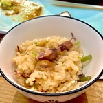 河鹿 - 人気の蛍烏賊の釜飯！　濃い〜蛍烏賊でした♫