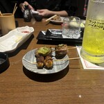 焼鳥と博多名物野菜巻串 焼きんしゃい - 