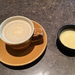 Café & Buffet UmiShima Dining - カフェラテ　府中みそプリン