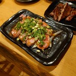 牛舌炭燒　仁 - 牛タンのタタキ
