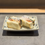 筵 - ○秋刀魚の酢〆と舞茸のマリネ、ハリッササンド様