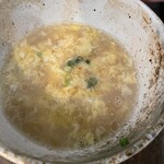 炭火焼肉 桜花 - たまごスープ