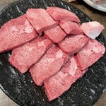 炭火焼肉 桜花 - 塩タ2人前