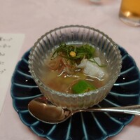 古月 - 茄子と小海老の冷製