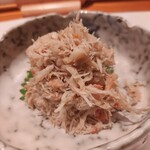 ますぶち - 毛蟹の蟹味噌和え