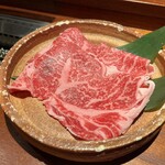 京都 和牛料理 一石三鳥 - 黒毛和種の焼きしゃぶ