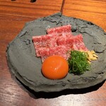 京都 和牛料理 一石三鳥 - 厳選牛の王道サーロインユッケ