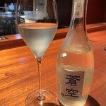 京都 和牛料理 一石三鳥 - 蒼空　純米酒　美山錦