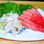 丸山鮮魚店 - お刺身の盛り合わせ