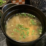 穴子専門店 旬魚季菜 凪 - 味噌汁