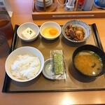 やよい軒 - ミニすき焼き朝食