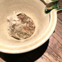 蕎麦懐石 無庵 - 炙り蕎麦がき