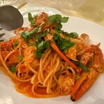 ラガッツォ - 渡りガニのトマトスパゲッティ 1,850円