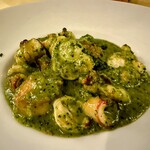 ラガッツォ - 生タコと帆立のガーリックバターソテー 1,450円