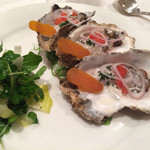 北島亭 - 牡蠣　からすみ添え