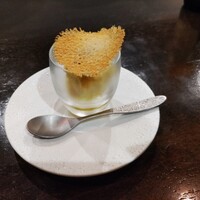 ビストロケンヂ - トウモロコシのアイスクリームwithキャビアandガレット