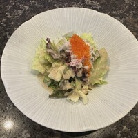 鉄板焼 花 - 海鮮サラダ