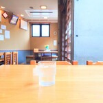 やぶ善 - 座ってすぐに提供してくれる、冷たいお水。