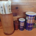 ケンチャンラーメン - 調味料