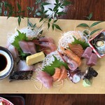 和食処 山女魚 - 念願の特上お刺身御膳のお刺身！