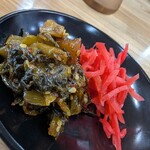 塩原いってつ 福工大前店 - 辛子高菜　紅しょうが
