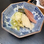 蕎麦屋 山都 - お新香