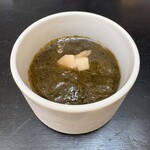 蕎麦屋 山都 - お通しのもずく