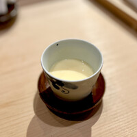 鮓 村瀬 - 冷たい梅肉の茶碗蒸し！
                    最初にサッパリ！夏に嬉しい！