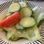 桃花水 - ★本日のランチ（豚ロースのスパイスフリールトマトソース・1100円税込）デザート（レディースDAYサービス）★