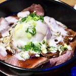 げんき食堂 WAKU家 - ローストビーフ大盛