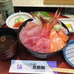 五郎鮨 - ランチ「日替り刺身丼 1,100円」