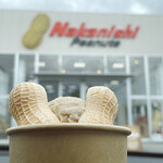 中西ピーナッツ - メープル&ナッツアイス(¥350)