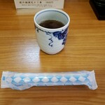 天丼 平右衛門 - お茶・おしぼり