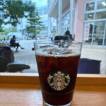 スターバックスコーヒー - ドリンク写真:■Tall Iced One More Coffee　¥130
　ｸﾞﾗｽに変更 (+0円)