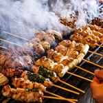 炭火焼鳥専門店 まさや - 料理写真:焼き鳥焼いている所