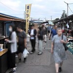 木偶の坊 - 『盛岡神子田朝市』の一角にあります