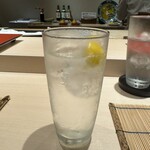 博多 鮨 まつもと - 甘くないレモンサワー