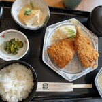 庄屋 - 松浦アジフライ定食
