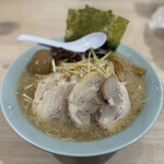 ラーメンショップ  - ネギチャーシュー麺　味玉