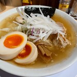 中華そば やなぎや - 塩ラーメンは玉葱