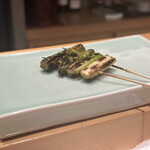 鳥匠 いし井 - アスパラガス