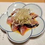 和 のぎ - 新秋刀魚造り　土佐醤油