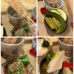 田っくんのサテライト商店 - こちらはメインメニューの盛り合わせのようですね♪( ´▽｀)
      小鉢と言っても1人で食べるには
      なかなかボリュームがあります♪d(^_^o)